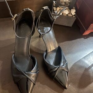 Black Ankle Strap Heels